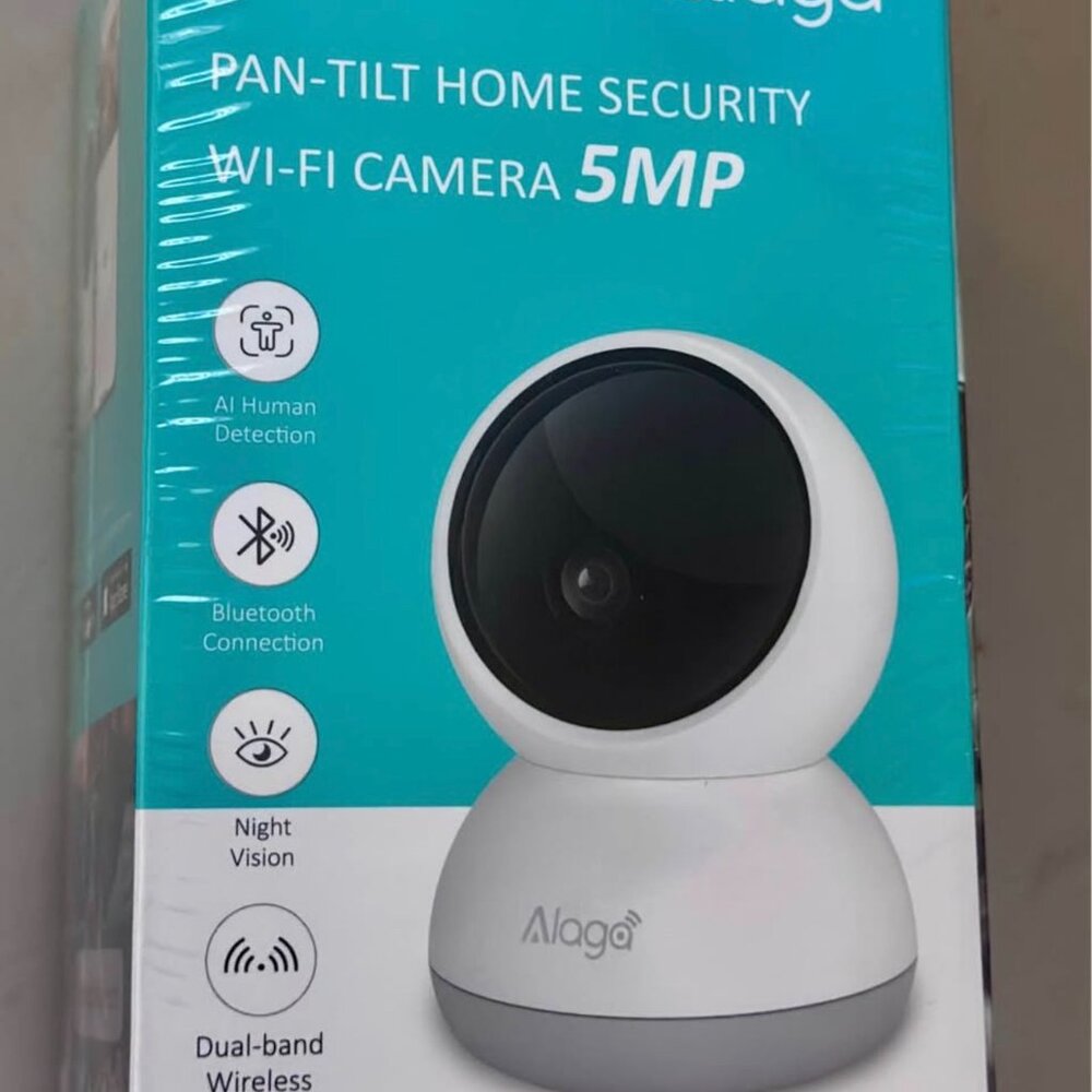 Indoor Camera, 4K , 360° Pan/Tilt Pet Camera, 2-Way Audio, Siren, Night Vision
